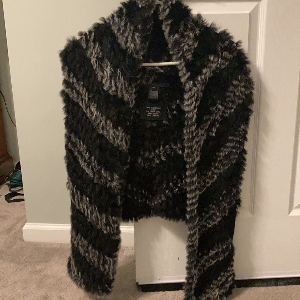 Marc by Marc rabbit fur dyed vest
